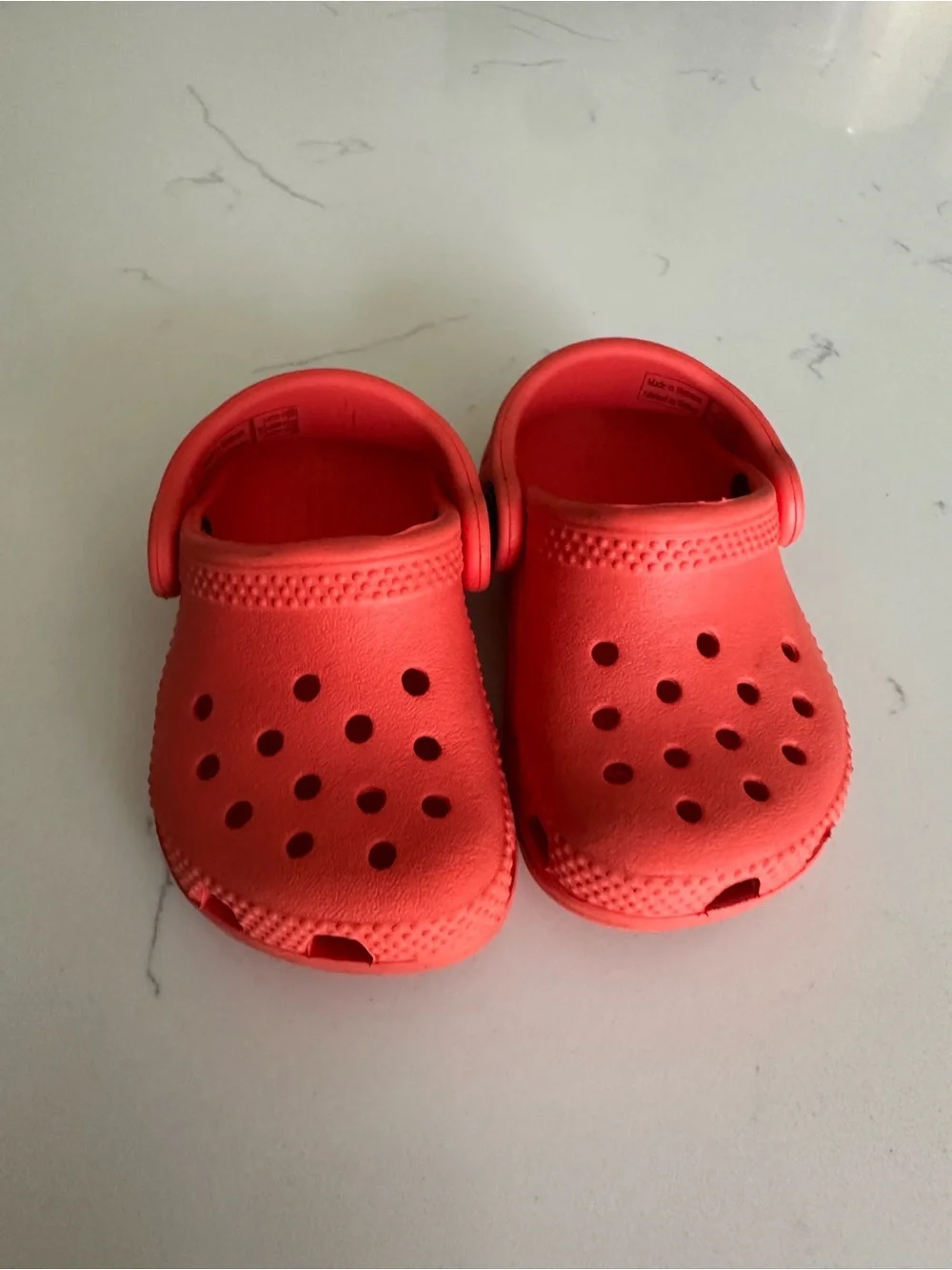 Toddler Coral Crocs